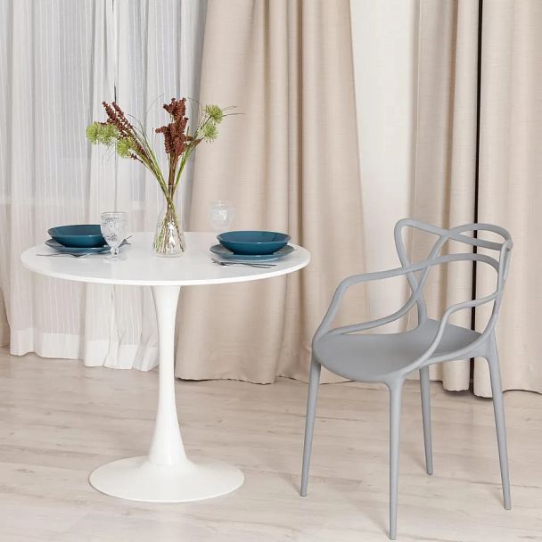 Стул Кет Чаир/Cat Chair (мод.028), пластик, темно-серый (Dark grey NX-GR-20) - Вид 8