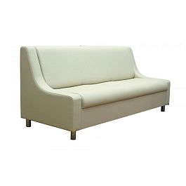 (kle9-d3-be) Диван офисный Клерк 9 тройной Размер: 184 х 76 см, бежевый Ecotex 3014 - Фото предпросмотра