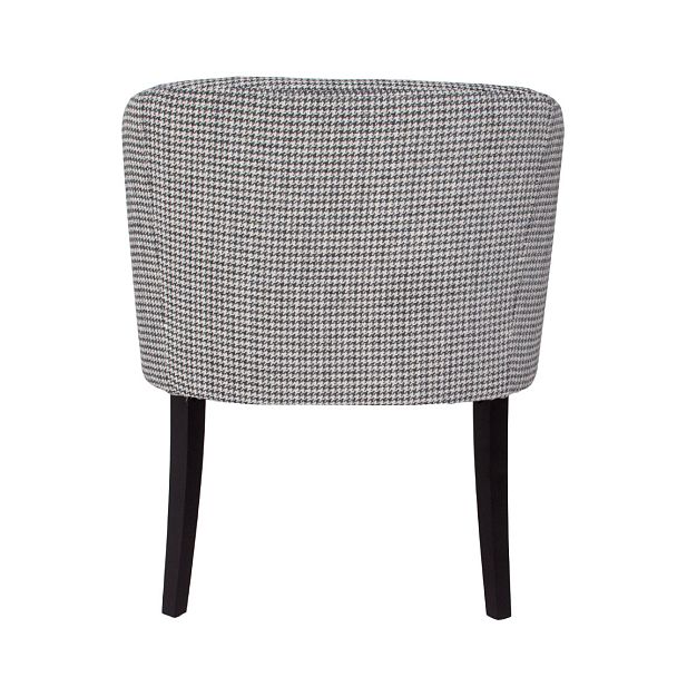 Полукресло Самбука, шенилл Georgi 15, велюр Teddy 018, бук RAL 9005 - Вид 9