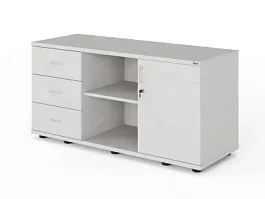 ЛАЙТ / LIGHT RLG023-120x45 Тумба 4 ящика 120x45x60 Белый - Фото предпросмотра