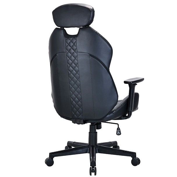 Кресло BRABIX PREMIUM "Tokyo EX-595", регулируемый подголовник, рециклированная кожа, черное, 532975 - Вид 7