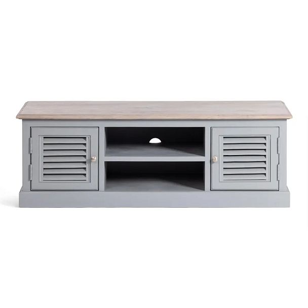 ТВ тумба Secret de Maison Брайтон/Brighton (мод. DA-2141), дерево акации/дерево манго/МДФ, Antique grey/grey wash - Вид 4