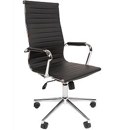 Кресло CHAIRMAN 755, экокожа, черный - Фото предпросмотра