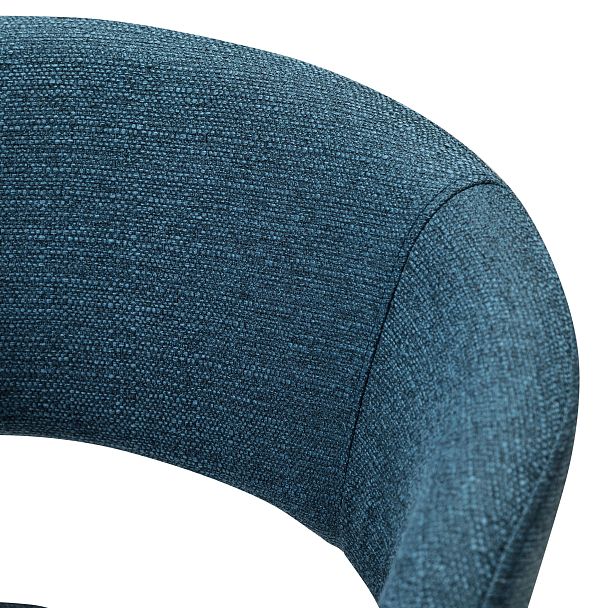 Кресло Hugs синий/нат.дуб - Вид 5