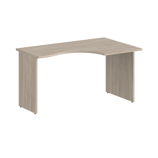 Стол эргономичный Sigma 1400х900х750 правый/ цвет: дуб светлый - Вид 1