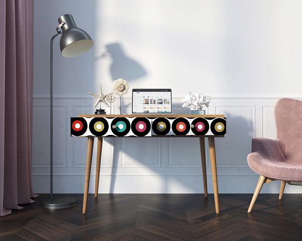 Стол рабочий Berber малый принт 37 арт BB32/Print_37 - Вид 2