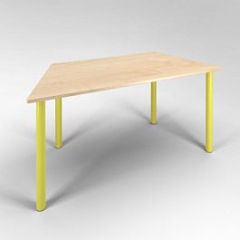 Стол детский трапецевидный ЛДСП, нерегулируемый - Фото предпросмотра
