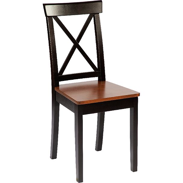 Комплект деревянных стульев с жестким сиденьем Бергольф Венге/Темный орех, 2 шт. - Вид 3