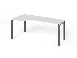 ЛАЙТ / LIGHT RLG016-16x9L Угловой стол 180x90x75 Белый - Фото предпросмотра