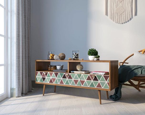 Консоль Berber с тремя ящиками принт 26 арт BB23/Print_26 - Вид 3