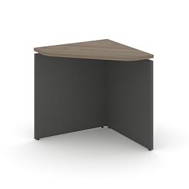 Стайл Проджект Угловой элемент стола SN-D.USP-001 Вяз Благородный/Антрацит NEW/Металл Антрацит 600*6 - Фото предпросмотра