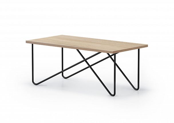 Стол журнальный "Триада-22" черный/белый - Вид 4