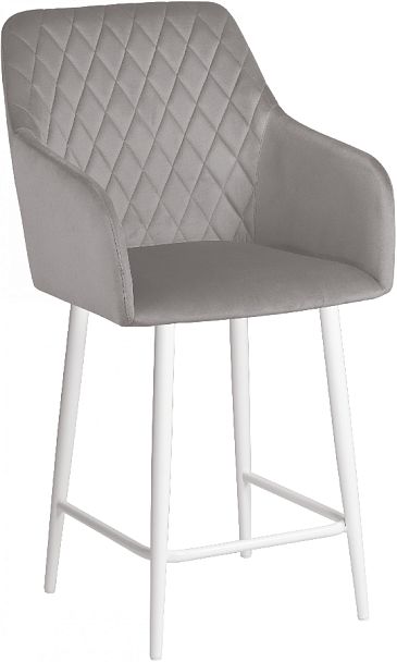 Комплект полубарных поворотных кресел Барли К, Confetti silver/белый, 3 шт. - Вид 4