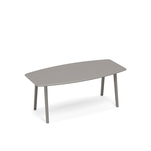 Стол для переговоров фигурный METAL Time metal ТМ М1 143 мокко премиум - Вид 1