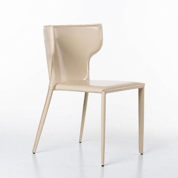 Стул Austin, кожа бежевый - Вид 1