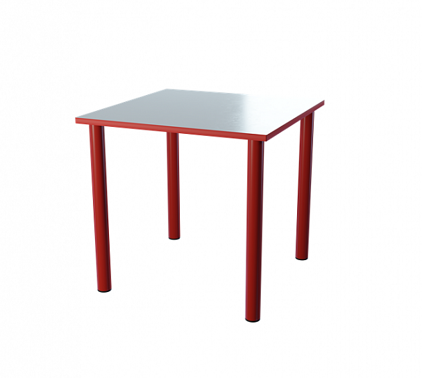Стол квадратный ТР нерегулируемый на металлокаркасе - Вид 1
