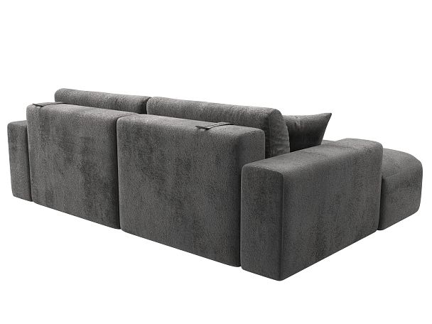 Диван угловой Лига-036 НПБ Классик левый угол Велюр серый - Вид 6