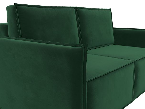 Диван прямой Либерти мини Велюр зеленый - Вид 4