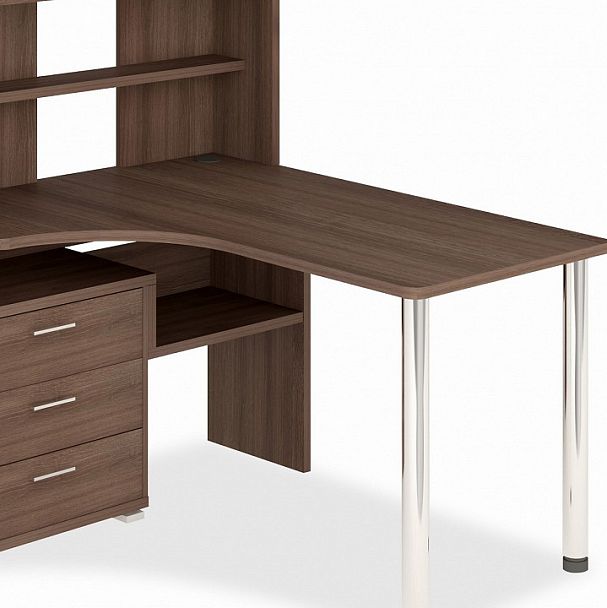 Стол компьютерный Домино СР-133 Шамони левый - Вид 2