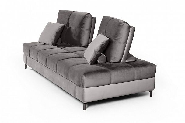 Reef диван-кровать велюр серый - Вид 3