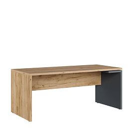 Стол письменный Zion Light 180x80x75 дуб крафт золотой - Фото предпросмотра