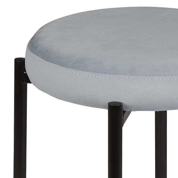 Комплект табуретов Кен, Confetti dusty blue/черный, 3 шт. - Вид 2