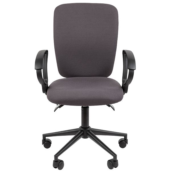 Кресло CHAIRMAN 9801 BLACK, ткань серии Т, серый - Вид 3