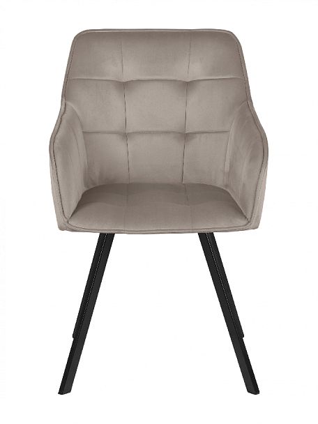 Кресло поворотное Мони, Confetti smoke/черный - Вид 3