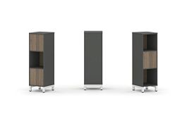 Style Project Набор стеллажа 2-х сторон., 3 яр. SN.NSD-311 Антрацит/Вяз Благородный/Металл Белый 387 - Фото предпросмотра