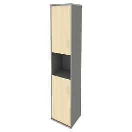 Riva Шкаф высокий узкий левый А.СУ-1.5 (L) Клён металлик 404*365*1980 - Фото предпросмотра