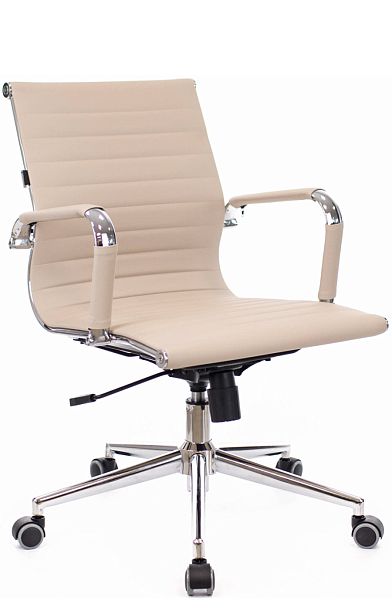 Кресло Everprof Leo Т Экокожа Бежевый - Вид 1