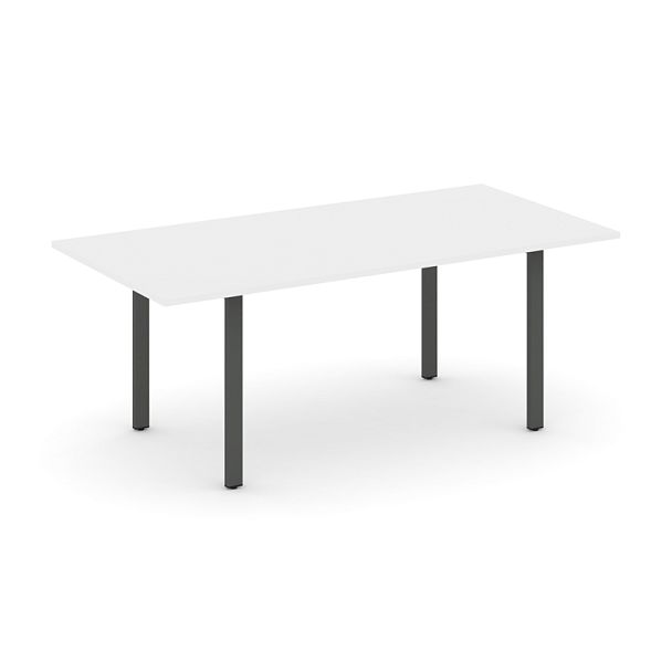 Style Project Direct Direct Стол переговорный SN-6P.SPRG-198.3 Белый/Металл Антрацит 1980*980*750 - Вид 1