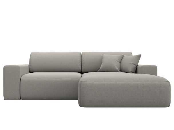 Диван угловой Лига-036 НПБ Классик правый угол Рогожка бежевый - Вид 2