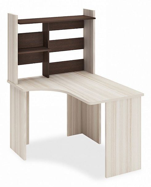 Стол компьютерный Домино Lite СКЛ-Угл120+НКЛ-100 Венге/Карамель левый - Вид 1