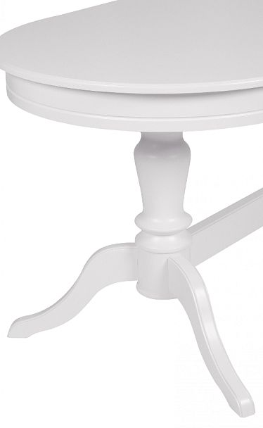 Стол деревянный раздвижной Арей 140(180)х80х76 Белый - Вид 7