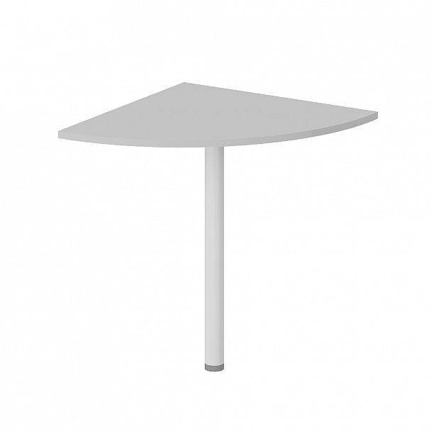 Брифинг приставка угловая "Логистика" ПК-ЛОГ-ПР60Х60У-В1-19 серый - Вид 1