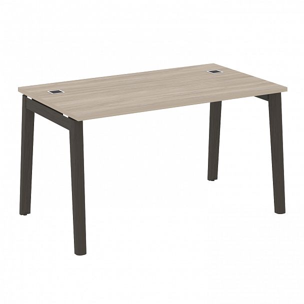 Стол рабочий руководителя "Onix wood direct" OW.SRR-3.8 дуб аттик/дуб темный - Вид 1