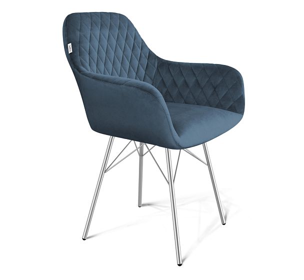 Стул Sheffilton SHT-ST38/S64 тихий океан/хром лак - Вид 2