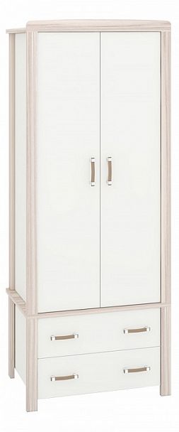 Шкаф платяной Бартоло Ш3Д Карамель/Белый - Вид 1
