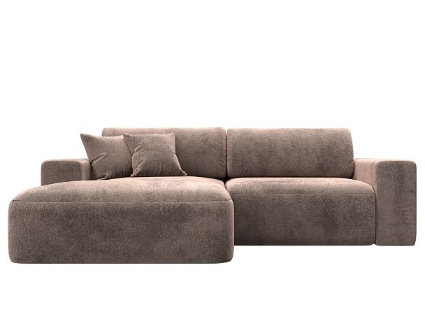 Диван угловой Лига-036 НПБ Классик левый угол Велюр бежевый - Вид 2