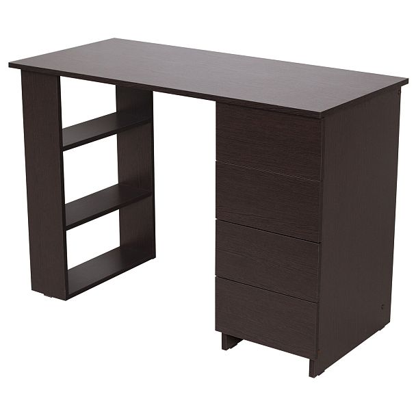 Стол письменный/компьютерный BRABIX "Scandi CD-016", 1100х500х750мм, 4 ящика, венге, 641893, ЦБ013707-3 - Вид 28