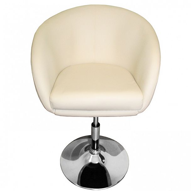 Кресло дизайнерское DOBRIN EDISON (кремовый) - Вид 6