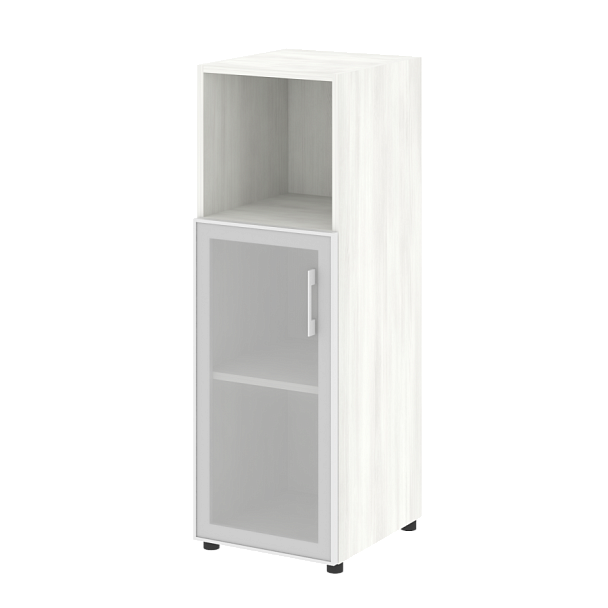 Yalta Шкаф узкий LT.SU-2.2 R (L) Снежная патина 400*450*1195 - Вид 1