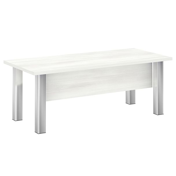 Yalta Стол руководителя M-LT.D-20.1 Снежная патина/Нерж. сталь 2000*900*750 - Вид 1