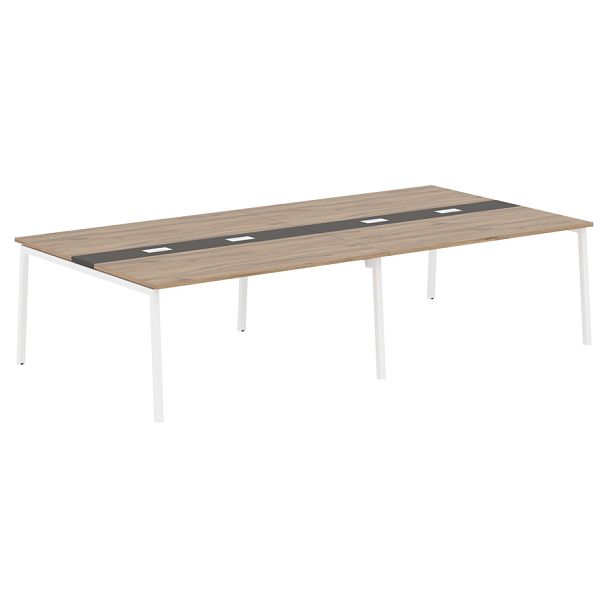Конференц стол ELCT 3116 Дуб Денвер светлый/Белый 3126х1606х750 EDIS - Вид 1