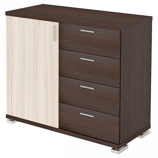 Комод Домино ТБ-4МН Венге/Карамель - Вид 1
