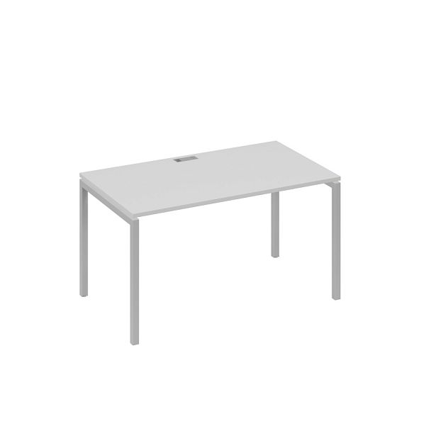 Стол письменный на металлокаркасе DUE A4 А4 Б2 024 БП серый / металлокаркас серый - Вид 1