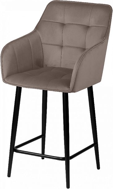 Комплект полубарных поворотных кресел Мони К, Confetti mocco/черный, 2 шт. - Вид 2