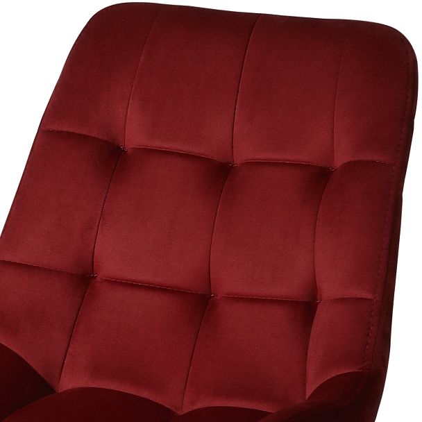 Комплект полубарных поворотных стульев Эйден, Confetti bordo/белый, 4 шт. - Вид 7