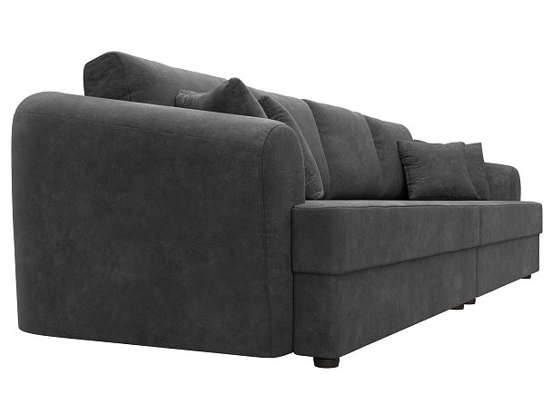 Диван прямой Милтон Велюр серый - Вид 3